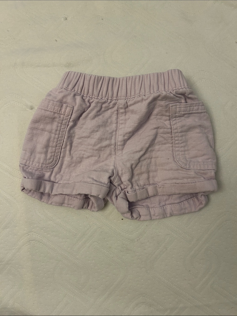 Cat & Jack Lilac Pull-On Baby Shorts
